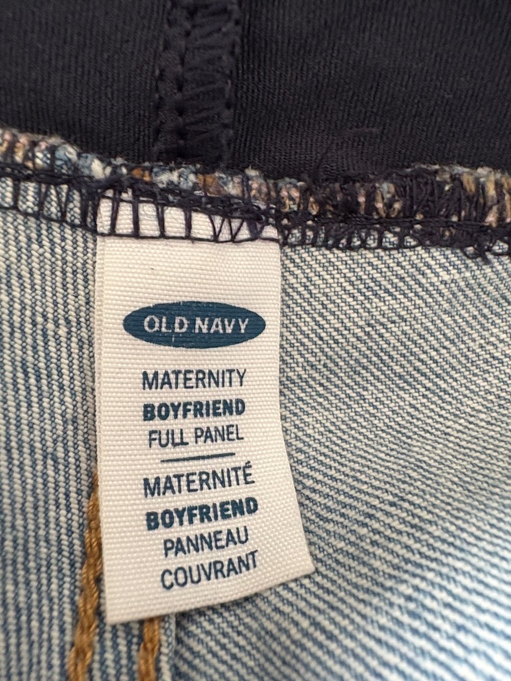 Light Blue Maternity Boyfriend Jeans - Picture 4 of 5